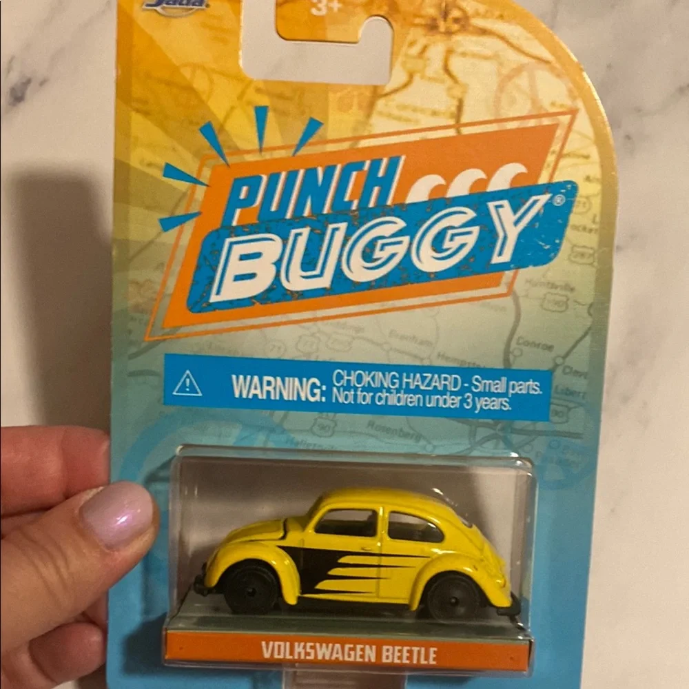 Jada Punch Buggy Slug Bug Volkswagen Beetle Toy Car Collectible NEW